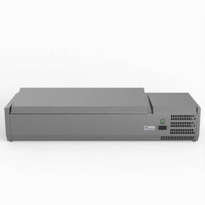 Fed-x Salad Bench With Stainless Steel Lid  - Countertop Prep Fridges (xvrx1200/380s)