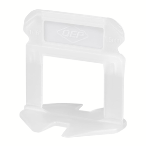 QEP 1.5mm XL Tile Levelling Clips - 500 Pack