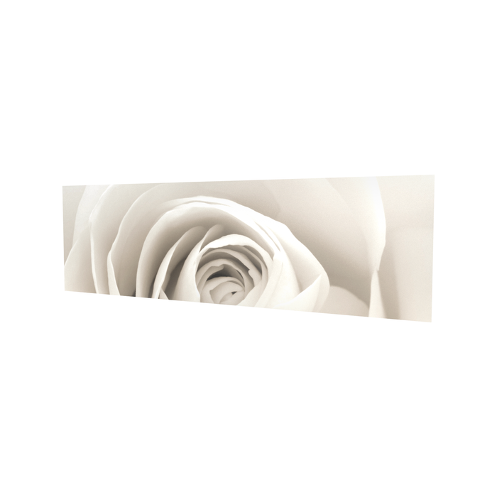 Bellessi 1220mm x 2000mm x 4mm Motiv Polymer Bathroom Panel - White Lady