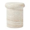 Cooper & Co. Luna 38cm MgO Travertine Look Stool