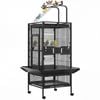 Advwin Bird Cage  153CM 2 Perches Aviary Parrot Budgie Playtop Slide Tray Wheels