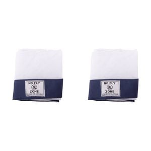 2PK D.Line No Fly Zone Table-Throw Food Cover - Navy Home Kitchen Cooking