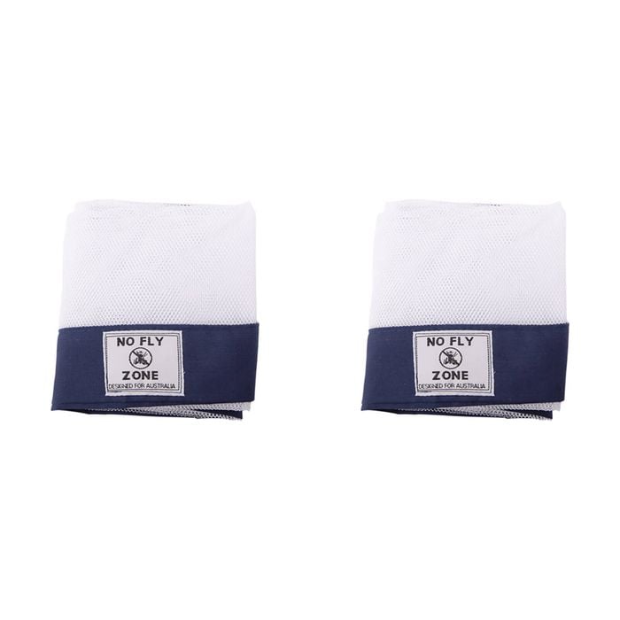 2PK D.Line No Fly Zone Table-Throw Food Cover - Navy Home Kitchen Cooking