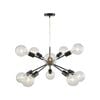 Oriel Lighting Sputnik Groovy Satellite Pendant Light - 10 Lights 58cm