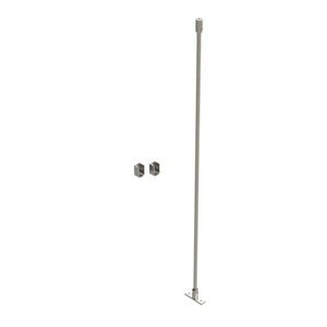Emro Clear Anodised Shower Track Ceiling Support Kit