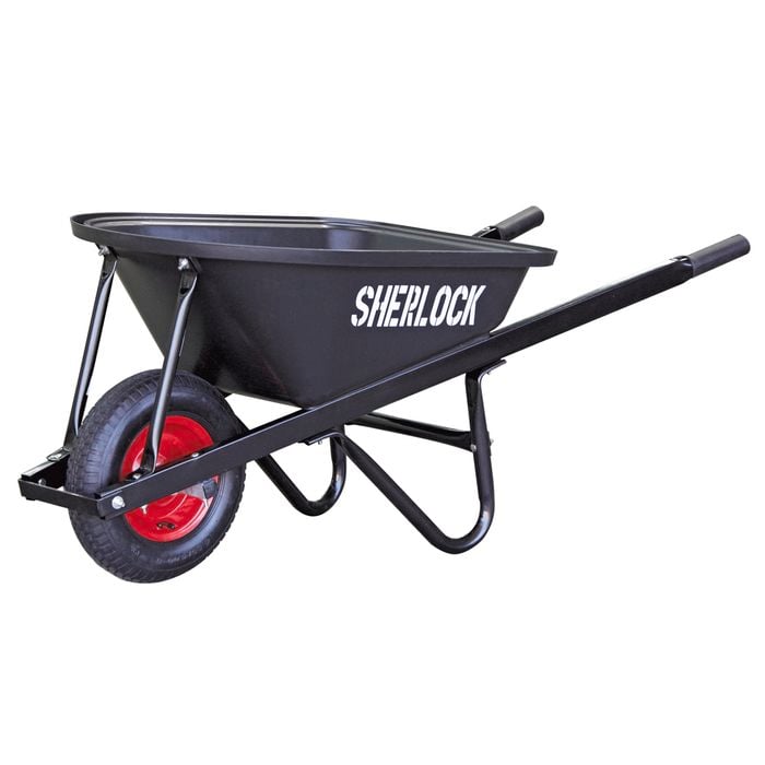 Sherlock 80L Home Use Poly Tray Wheelbarrow