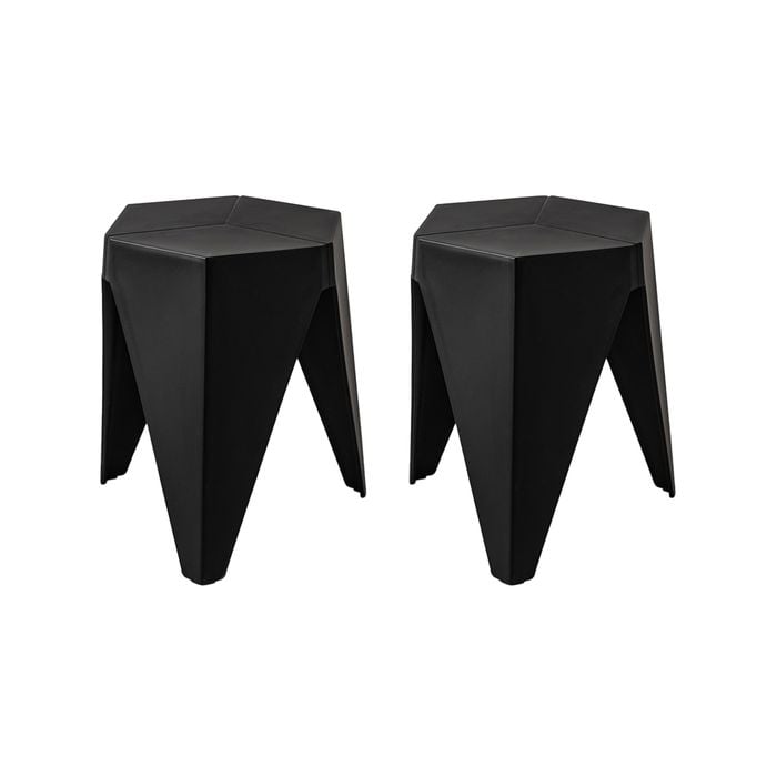 A Set of 2 Artiss Bar Stools Black