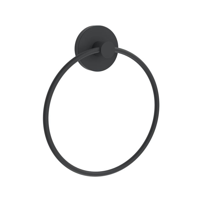 Fusion-Loc 8kg Matte Black Estate Towel Ring