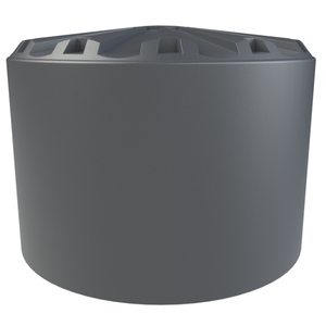 Melro Tanks 35000L Metal Grey Round Poly Water Tank
