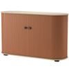 UFOU Fitin Rollin Mobile Shutter Cabinet Storage with Adjustable Shelves