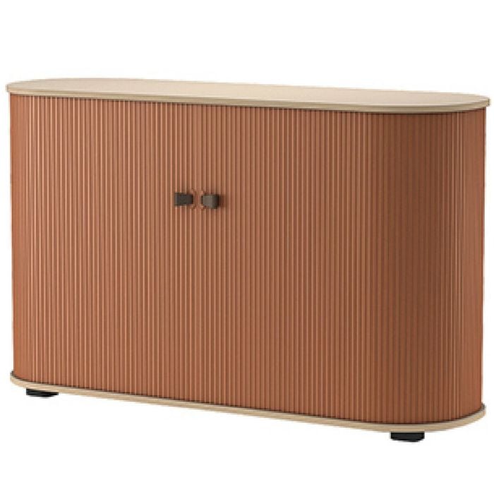 UFOU Fitin Rollin Mobile Shutter Cabinet Storage with Adjustable Shelves