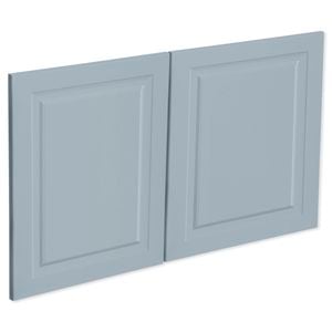Kaboodle 1000mm Danish Blue Heritage Fridge Cabinet Doors - 2 Pack