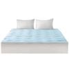 LINENOVA Cooling & Warm Reversible Mattress Topper Protector - King Single