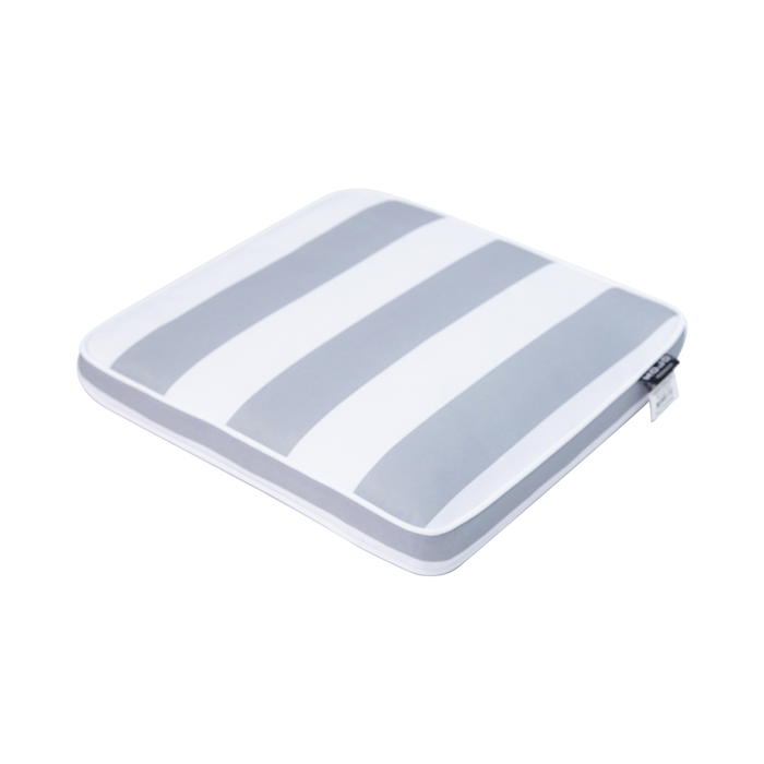 Mojo Grey Cabana Stripe Outdoor Cushion
