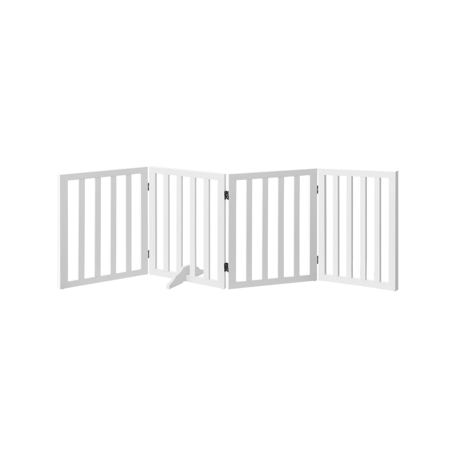 Alopet 4 Panels Wooden Pet Gate Dog Fence Safety Stair Barrier Security Door Bunnings Australia