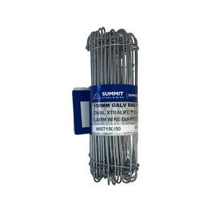 Summit Steel & Wire 150mm Galvanised Bag Ties - 50 Pack - 150mm