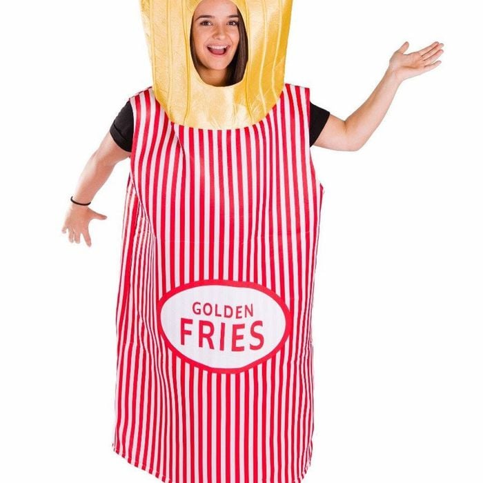 Funny Adults French Fries Costume - One Size