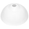 Brilliant 29cm White Basix Dome Batten Fix Shade