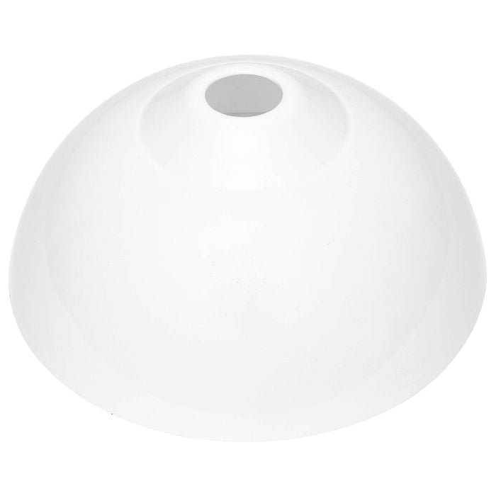 Brilliant 29cm White Basix Dome Batten Fix Shade