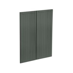 Kaboodle 900mm Matchamisu Medium Country Pantry Doors - 2 Pack