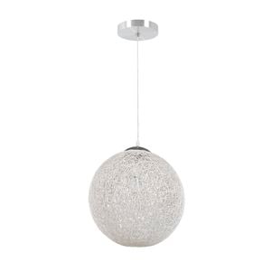 Verve 40cm White Lexie Pendant
