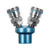 Powerfit Nitto Style ¼” Female 2-Way Splitter Coupler 