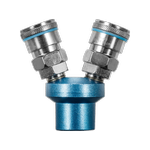 Powerfit Nitto Style ¼” Female 2-Way Splitter Coupler 