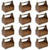 Moda Artisan Acacia Wood Cutlery Caddy Set Of 12