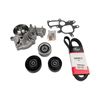 Drive Belt WP + 3 Engine Pulleys For Toyota Hilux KUN16 KUN26 1KD-FTV 1KDFTV