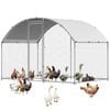 Advwin Walk-in Chicken Coop Run Cage Rabbit Hutch 150x299x173cm