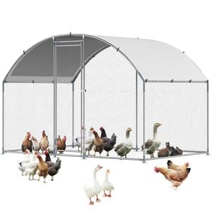 Advwin Walk-in Chicken Coop Run Cage Rabbit Hutch 150x299x173cm