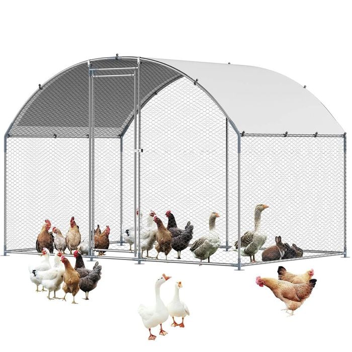 Advwin Walk-in Chicken Coop Run Cage Rabbit Hutch 150x299x173cm
