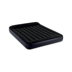 Intex Dura-Beam Classic Inflatable Queen Airbed w/ Pillow Rest - Black