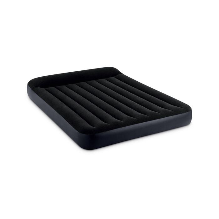 Intex Dura-Beam Classic Inflatable Queen Airbed w/ Pillow Rest - Black