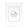HPM VIVO 1 Gang Double Pole Wall Switch - White