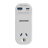 Jackson 30W White 1 Outlet USB-C Wall Adaptor Plus 1.5m Black USB-C To C TPE Cable with Velcro Wrap - Bundle Pack