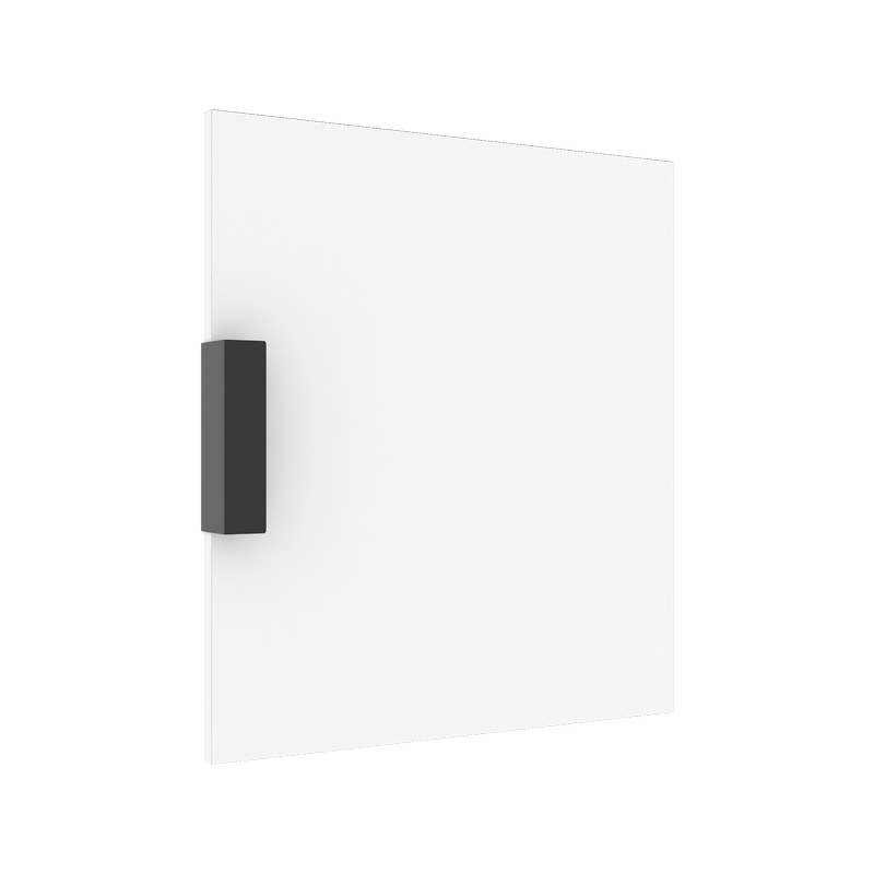 Lugna 512 x 450 x 16mm White Right Hand Door - White 450mm