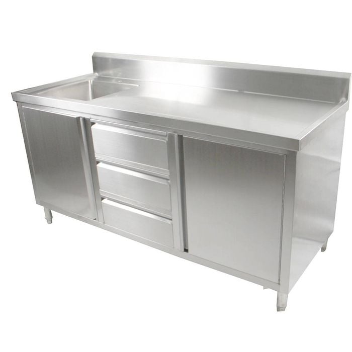 Modular Systems Cabinet With Left Sink Sc-6-1800l-h
