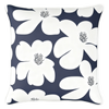 Mojo 45cm Floral Navy Cushion Cover With Pipe