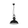 Oriel Lighting Cottage One Light Single Pendant Light - Black 37cm