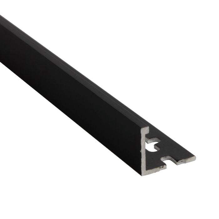 QEP 10mm x 3m Black Angle L Shape Tile Trim