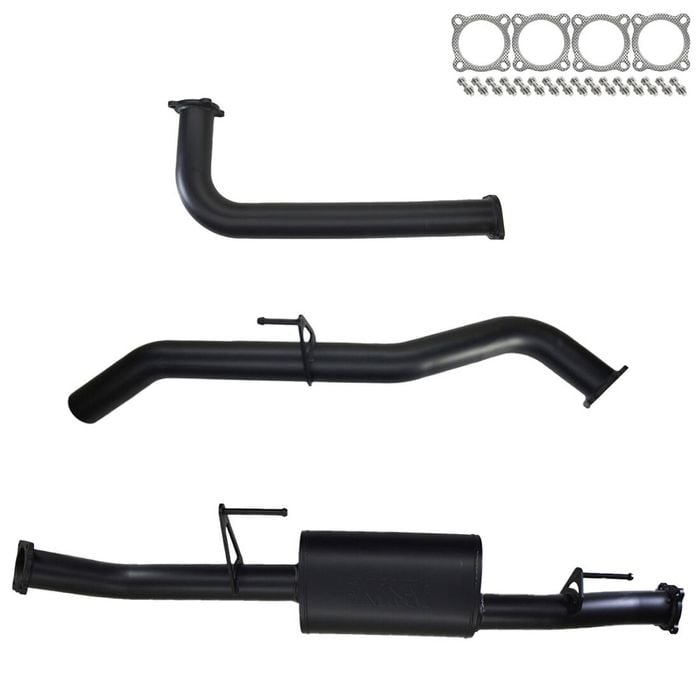 Ignite Exhausts Dpf Back For Nissan D40 Navara 2.5l Automatic 3" With Muffler 409 Stainless Steel