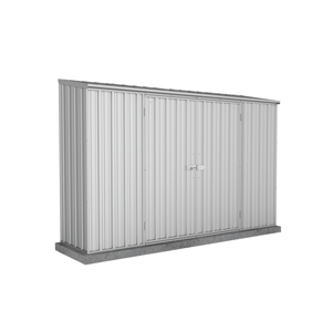 Absco Sheds 3.0 x 0.78 x 1.95m Zinc Economy Double Door Garden Shed