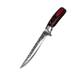 Handmade Stainless Steel Chef Boning Knife - Butcher Cleaver & Fishing Knife