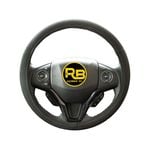 Razorback 4x4 Universal Neoprene Steering Wheel Cover - Black With Charcoal Stitching