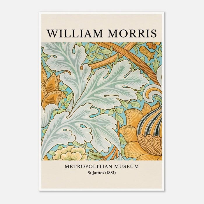 Galrie Stunning William Morris Print Metropolitan Museum St. James 1881 Artwork For Home, Poster Only, A4 21 x 30cm (8 x 12inch)