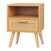 ALFORDSON Bedside Table Scandinavian Rattan