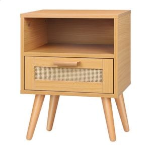 ALFORDSON Bedside Table Scandinavian Rattan