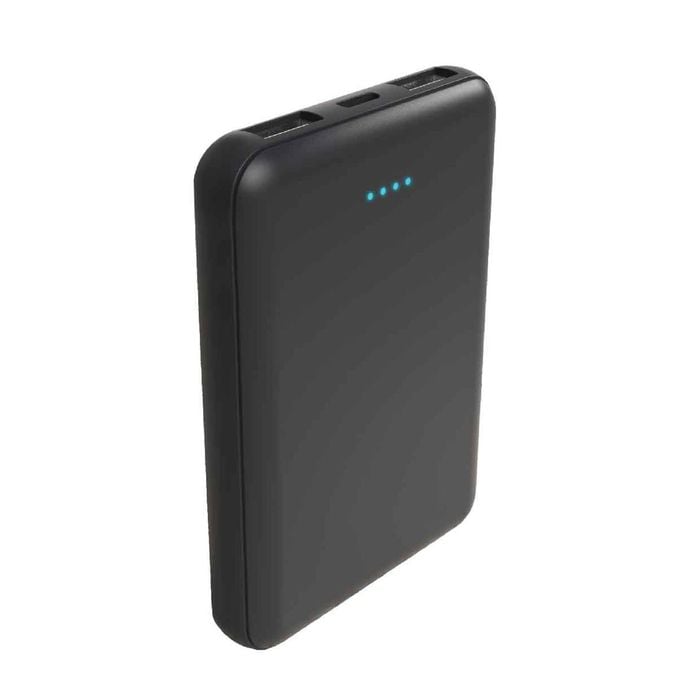 Laser 5000mAh Powerbank With Cable (Charcoal)