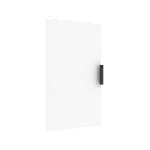 Lugna 768 x 450 x 16mm White Left Hand Door - White 450mm